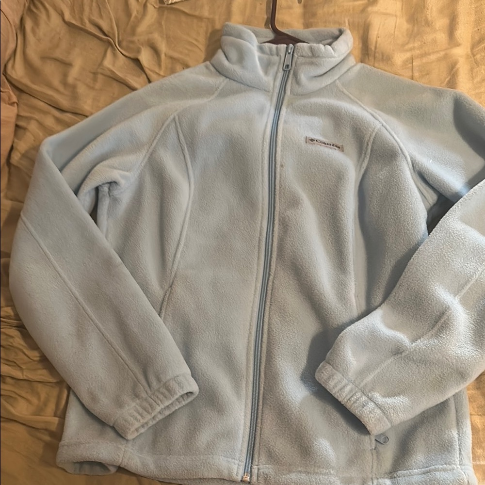 Columbia Light Blue Fleece Jacket